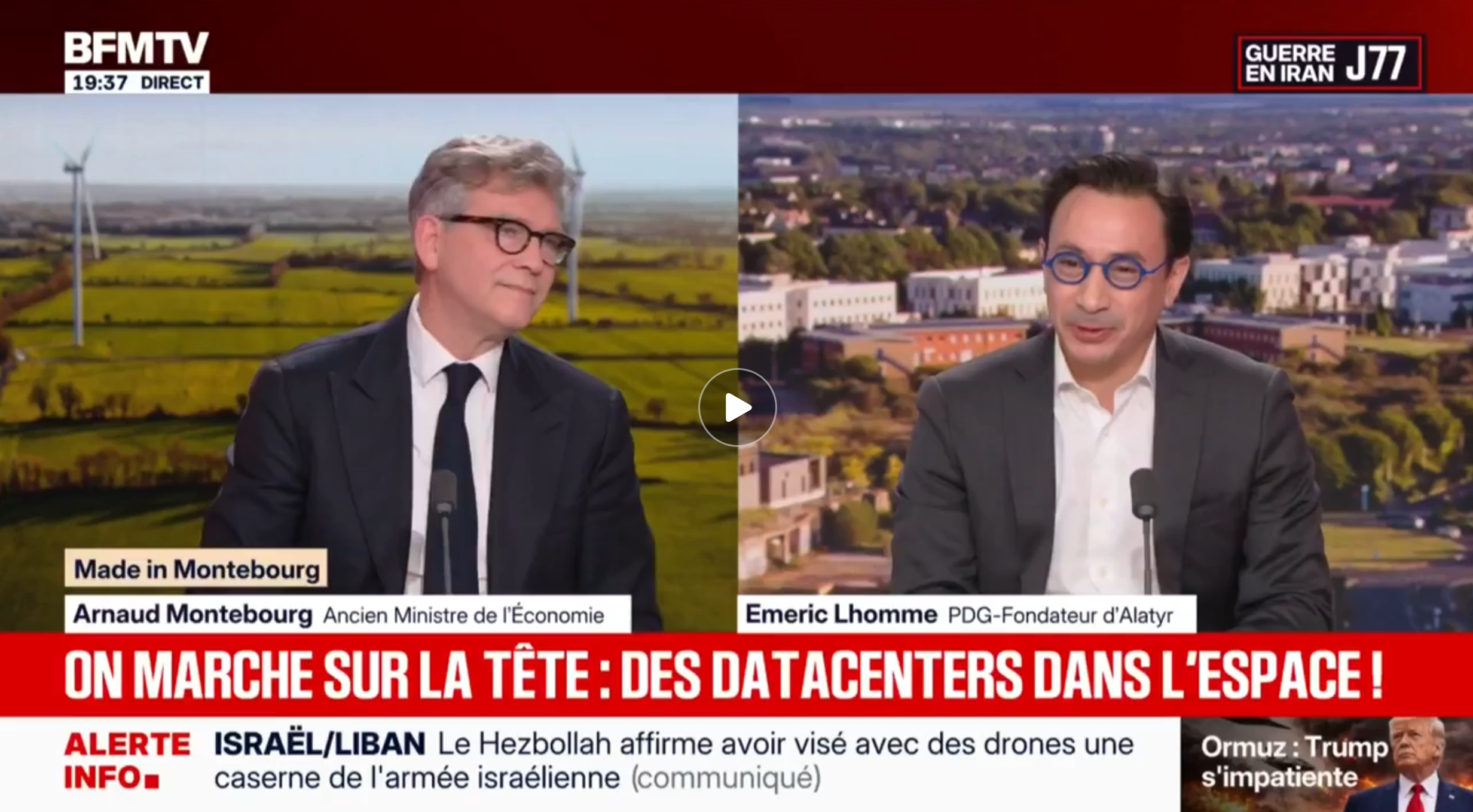 Emeric Lhomme discusses orbital data centers on Made in Montebourg